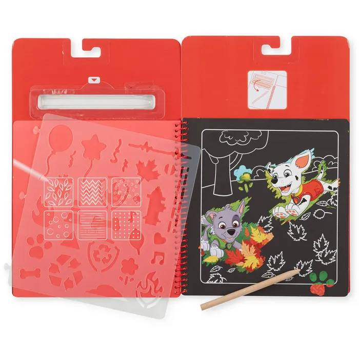 Melissa and Doug Paw Patrol Scratch Art Pad - Marshall