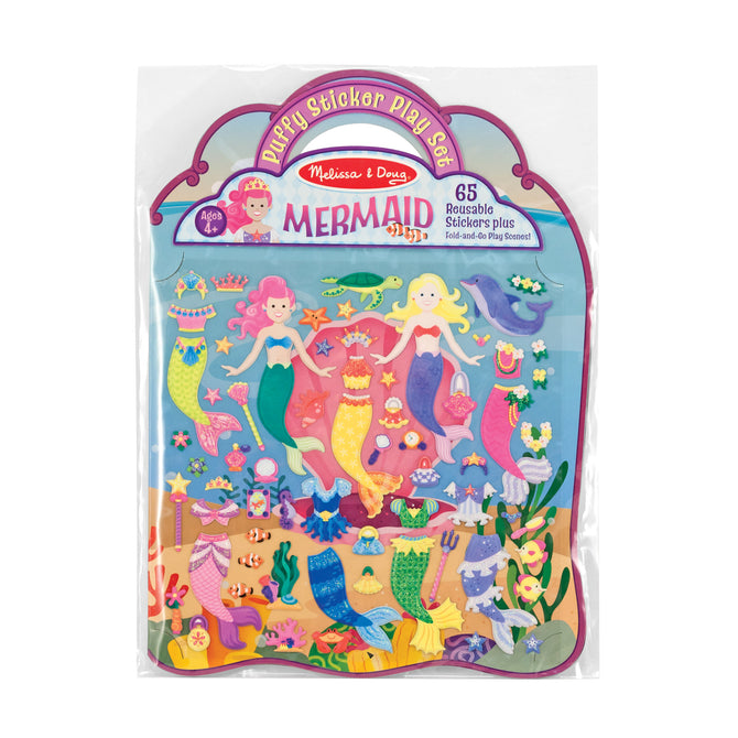 Melissa and Doug Puffy Sticker Play Set &ndash; Mermaid