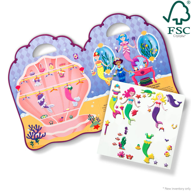 Melissa and Doug Puffy Sticker Play Set &ndash; Mermaid