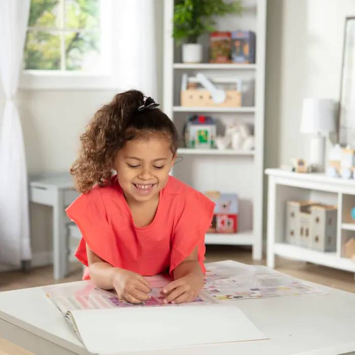 Melissa and Doug Reusable Sticker Book Play House!