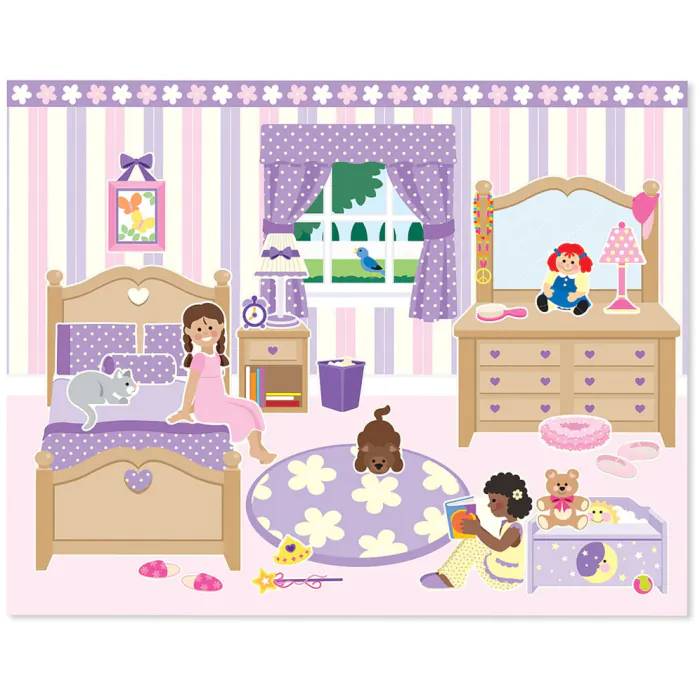 Melissa and Doug Reusable Sticker Book Play House!