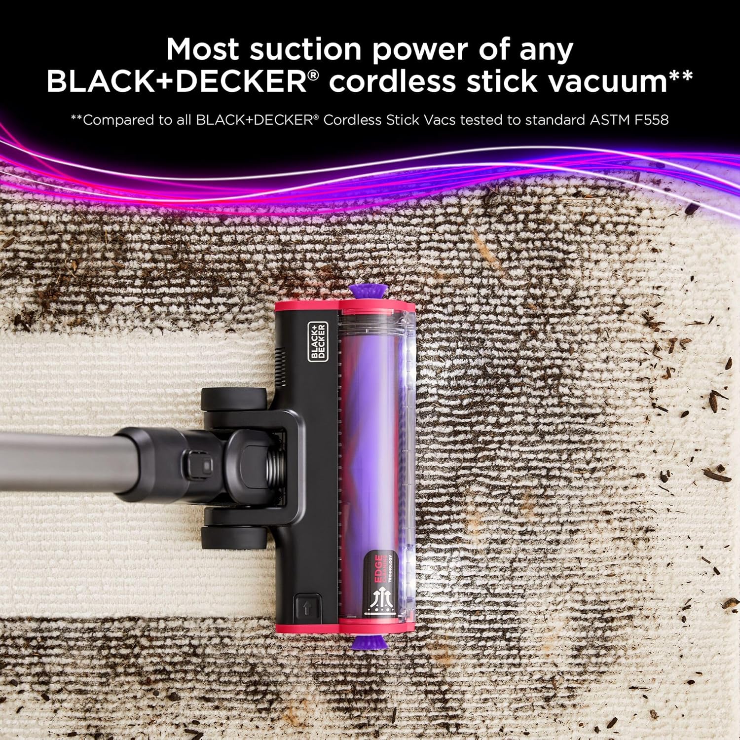 Black + Decker Summit Series Stick Vacuum Cleaner BHFEA640WG-GB