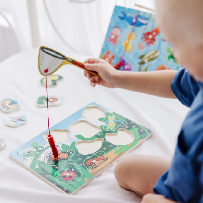 Melissa and Doug Fishing Magnetic Puzzle Game - 10 Pieces