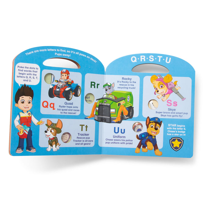 Melissa and Doug Paw Patrol Poke-A-Dot &ndash; Alphabet Adventure
