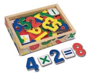 Melissa and Doug Magnetic Wooden Numbers
