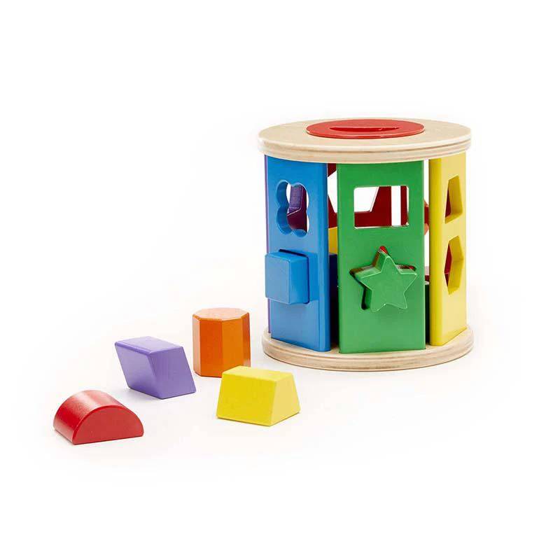 Melissa and Doug Match & Roll Shape Sorter