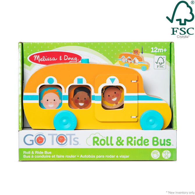 Melissa and Doug GO TOTs Roll & Ride Bus