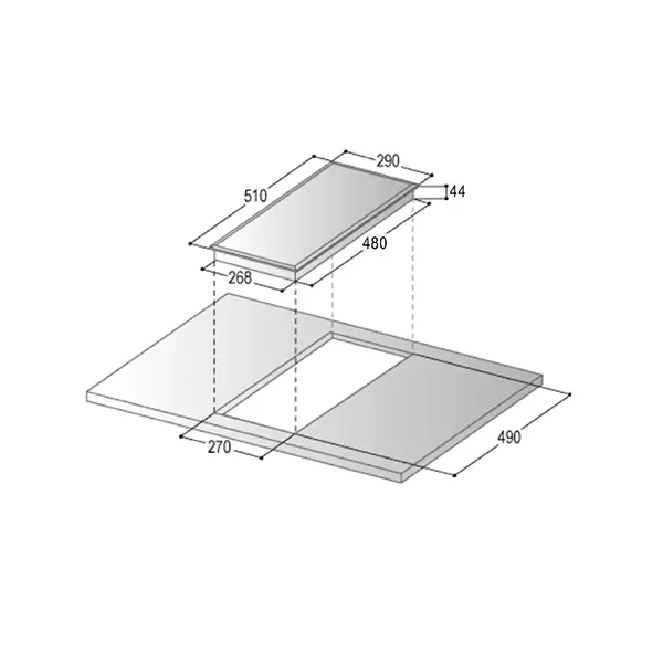Startec Ceramic Hob 30 cm Built-In Touch Control