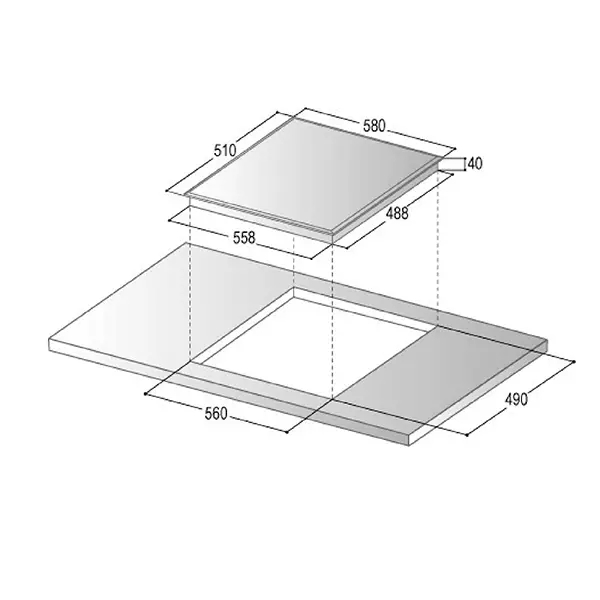 Startec Ceramic 60cm-Touch Control