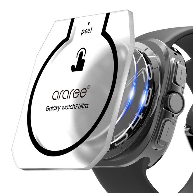 Araree Core Glass Screen Protector For Galaxy Watch 7 Ultra (2 Pcs) - Clear