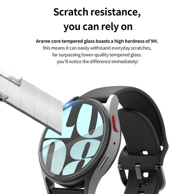 Araree Core Glass Screen Protector For Galaxy Watch 7 Ultra (2 Pcs) - Clear