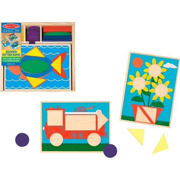 Melissa and Doug - Beginner Pattern Blocks