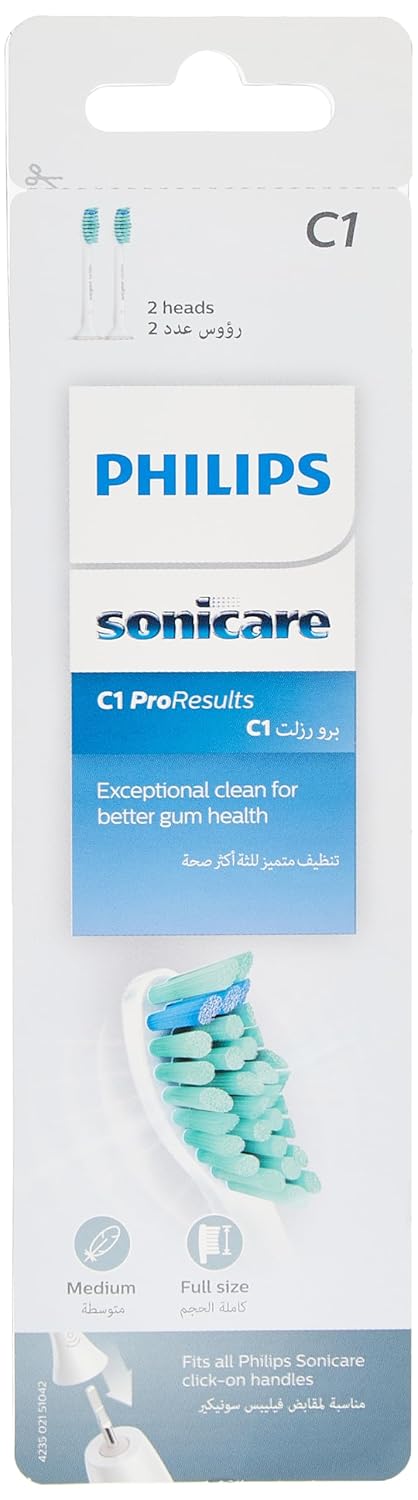 Philips Sonicare Proresults Standard Sonic Toothbrush Heads - White