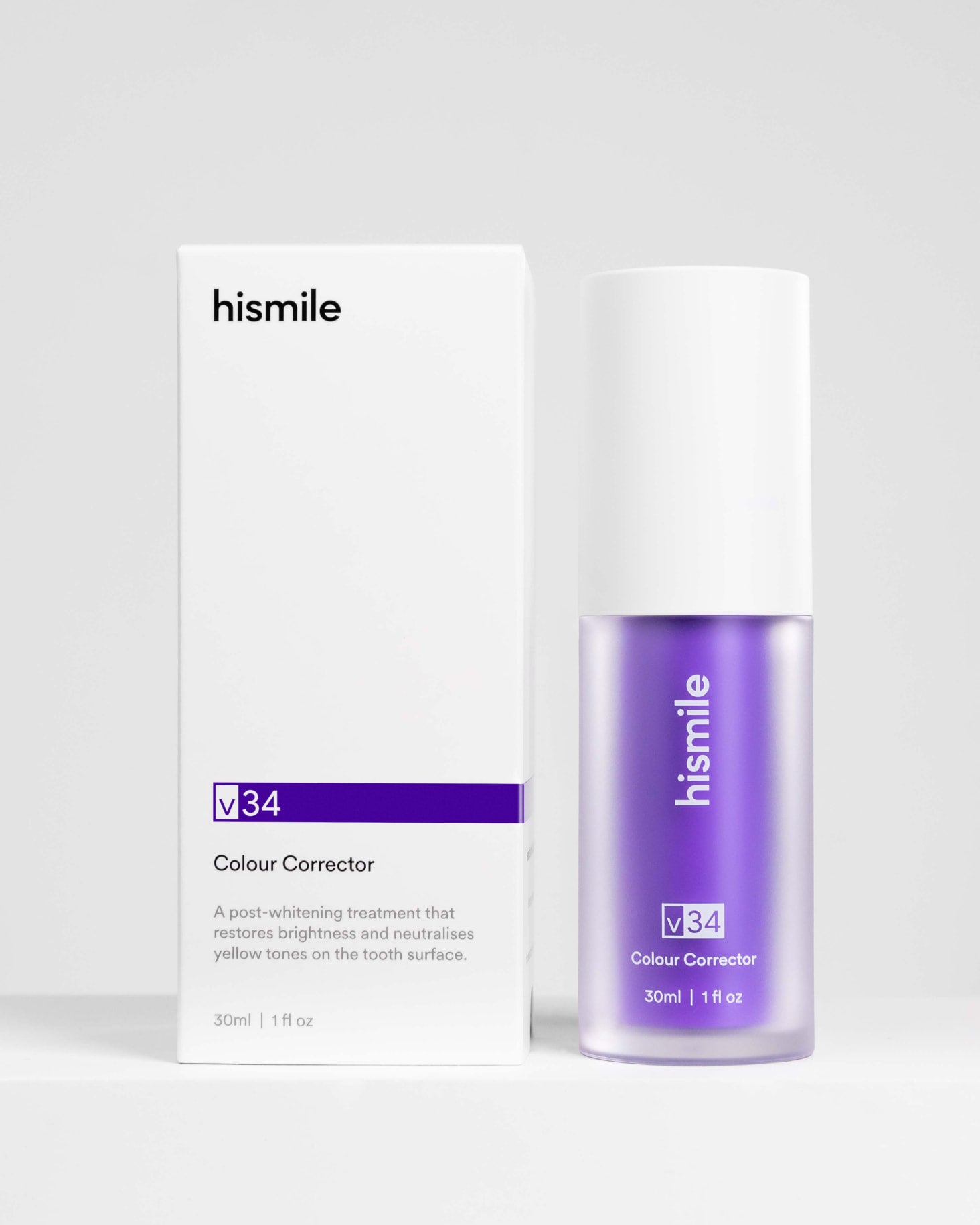 Hismile V34 Colour Corrector Serum Purple Teeth Whitening Tooth Stain Removal