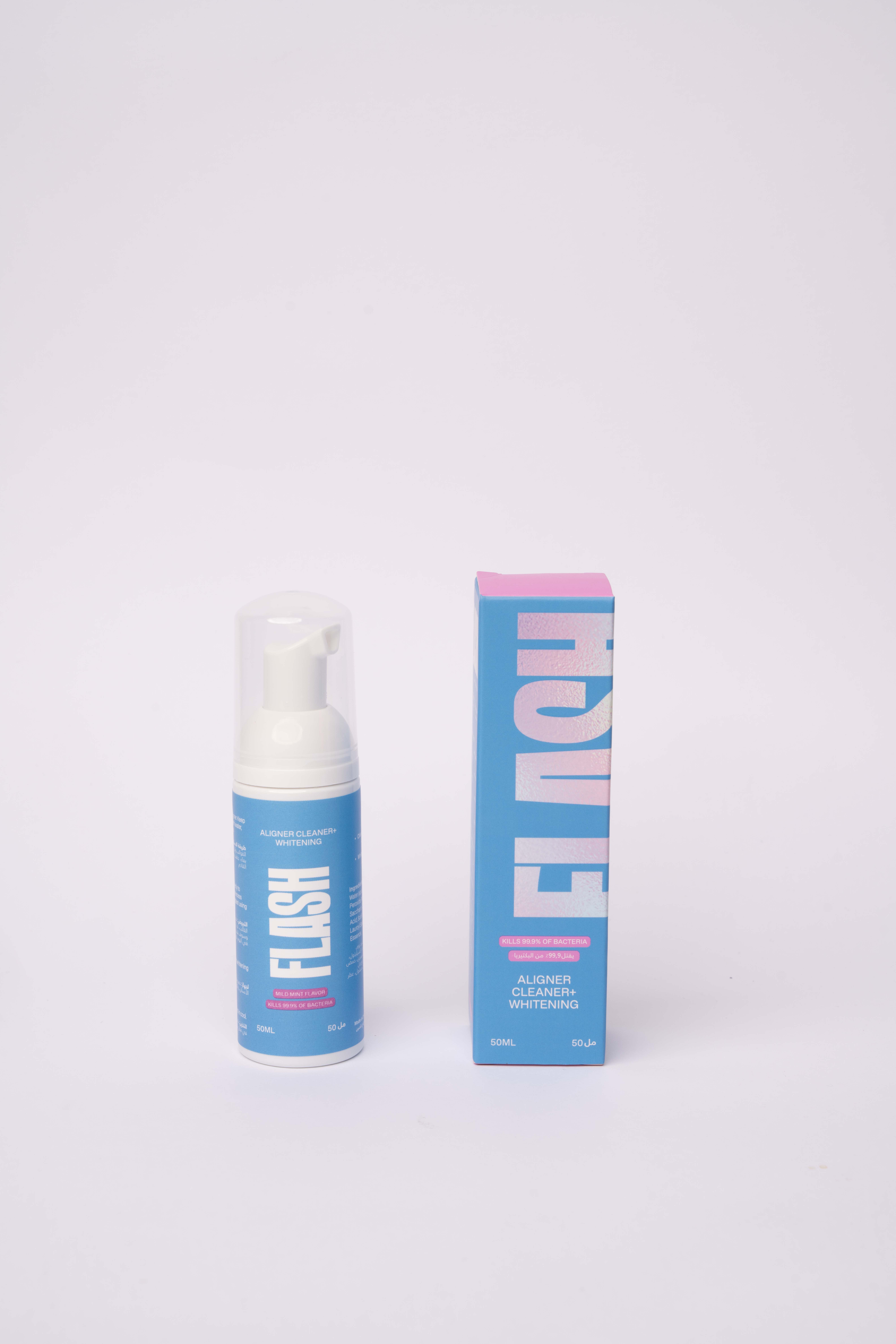 Flash Aligner Foam & Cleaner for Aligners & Retainers