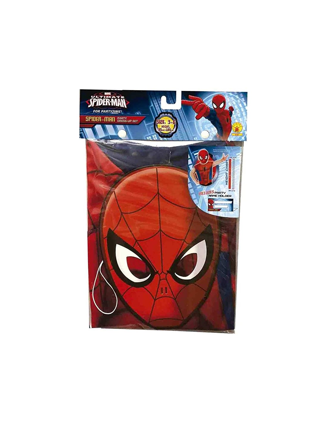 Rubies Costume Part Taglia Size 3-6 Years Spider-man