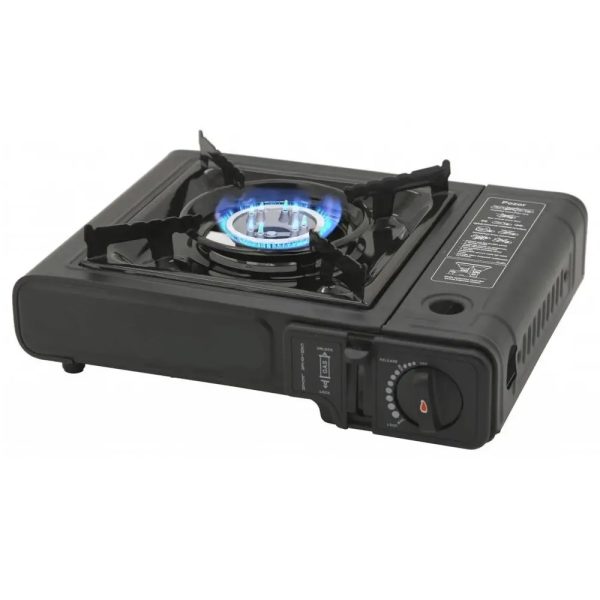 Cleenwood Portable Camping Gas Stove with Aluminum Burner and Piezo Automatic Igniter (BBV)