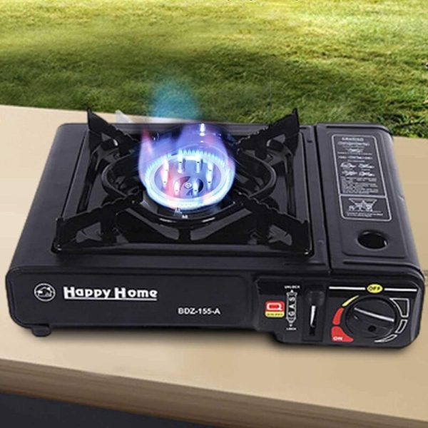 Cleenwood Portable Camping Gas Stove with Aluminum Burner and Piezo Automatic Igniter (BBV)