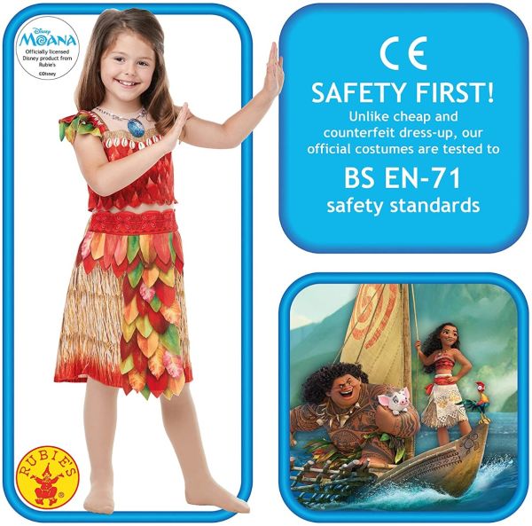 Rubies Disney Moana Deluxe Costume Small
