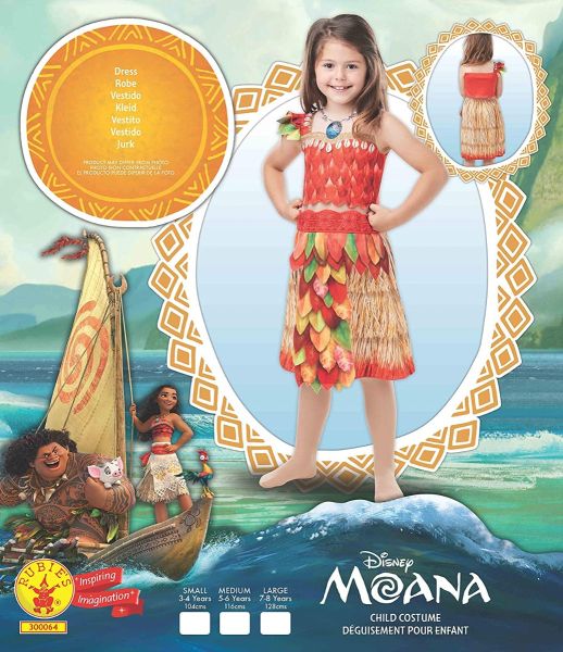 Rubies Disney Moana Deluxe Costume Small