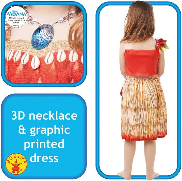 Rubies Disney Moana Deluxe Costume Small