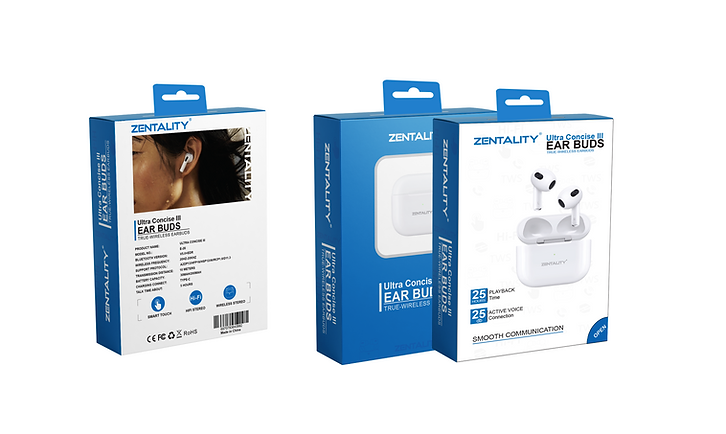 Zentality Earbuds 3 - White