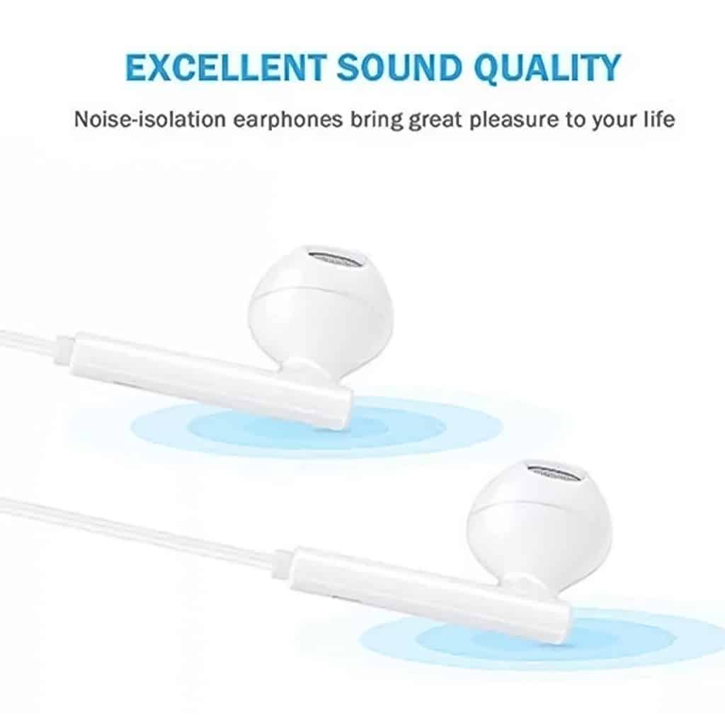 Zentality Wire Earphone Type C Connector - White