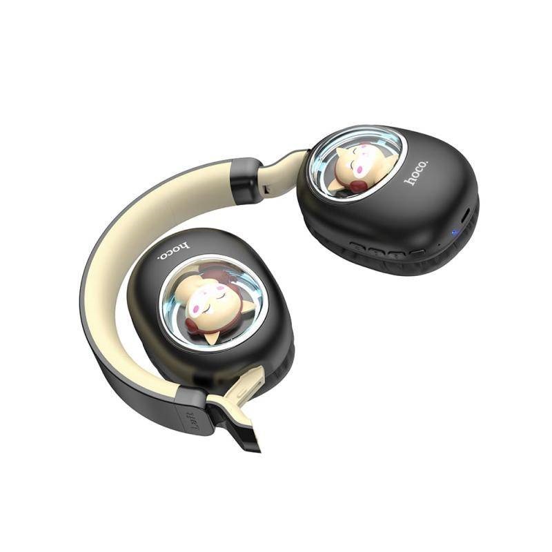 Hoco ESD11 Cute Luminous BT Headphones - Black
