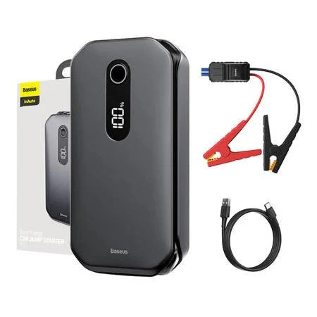 Baseus C00245800U03-Z1 Super Energy Pro Car Starter for Starting/Charging Vehicles 12000mAh 5V/3A, 1000A, USB - Black
