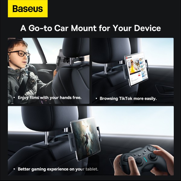 Baseus Car Holder For JoyRide Pro Backseat Car Mount - Black