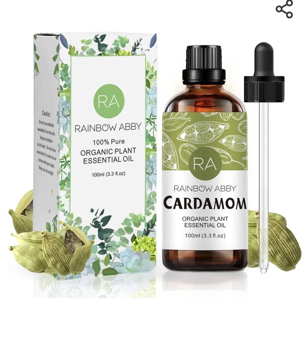 Bee Organic Essential Oil - Cardamom 1 Liter