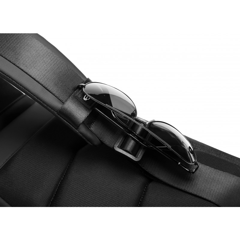 Skykey &ndash; Travel Backpacks Lifestyle WaterProof PU Backpack with USB-A Port up - Black