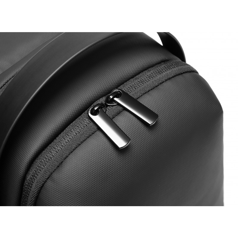 Skykey &ndash; Travel Backpacks Lifestyle WaterProof PU Backpack with USB-A Port up - Black