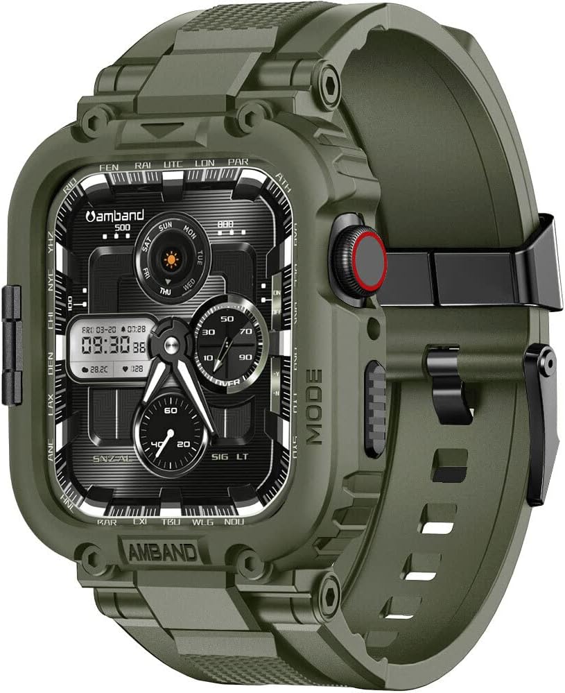 Amband M1 Sport Series-3 Apple Watch 8/7/6/5/4/3/2/1/se - Green