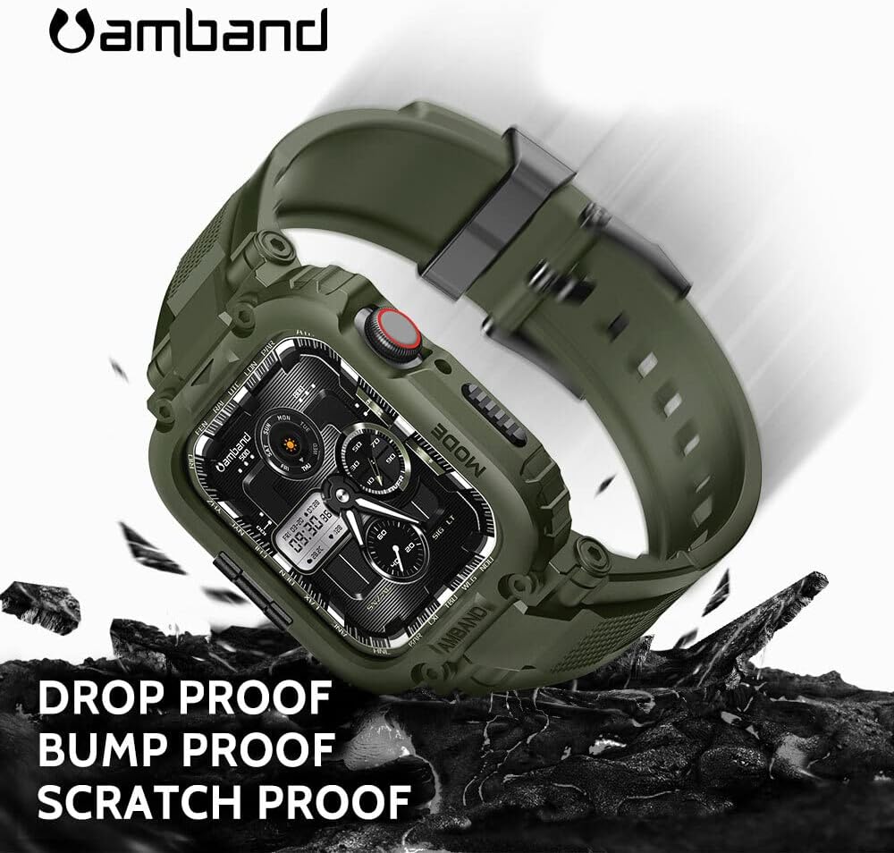 Amband M1 Sport Series-3 Apple Watch 8/7/6/5/4/3/2/1/se - Green