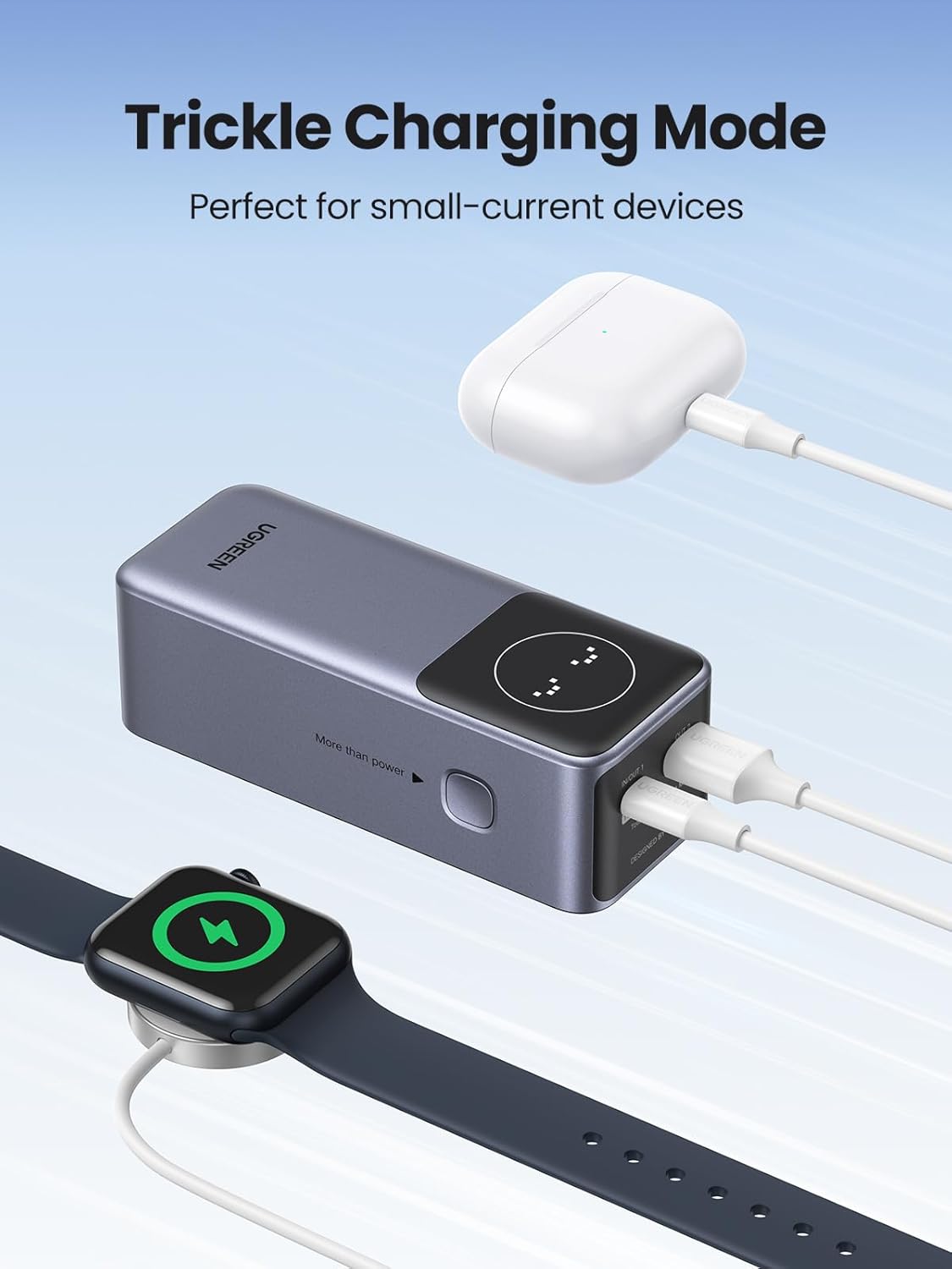 UGREEN Nexode Power Bank 12000mAh 100W with Smart Digital Display