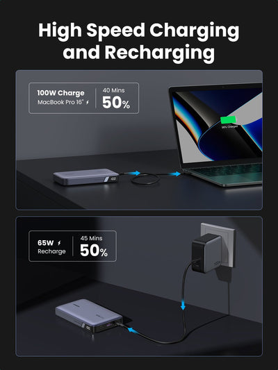 UGREEN Nexode Power Bank 20000mAh - Grey
