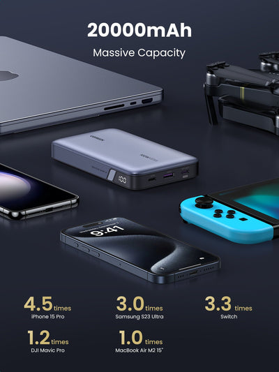 UGREEN Nexode Power Bank 20000mAh - Grey