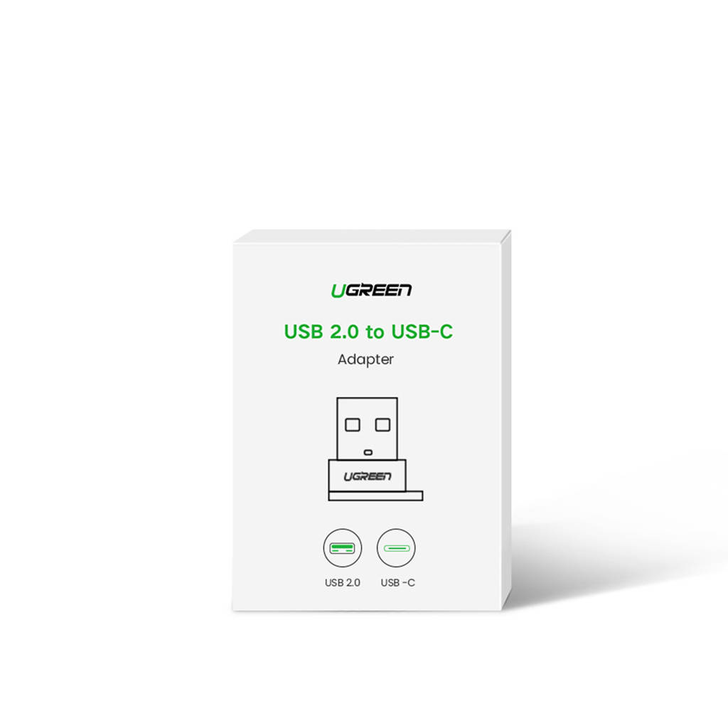 UGREEN USB A Male to USB-C Female Adapter (Black)