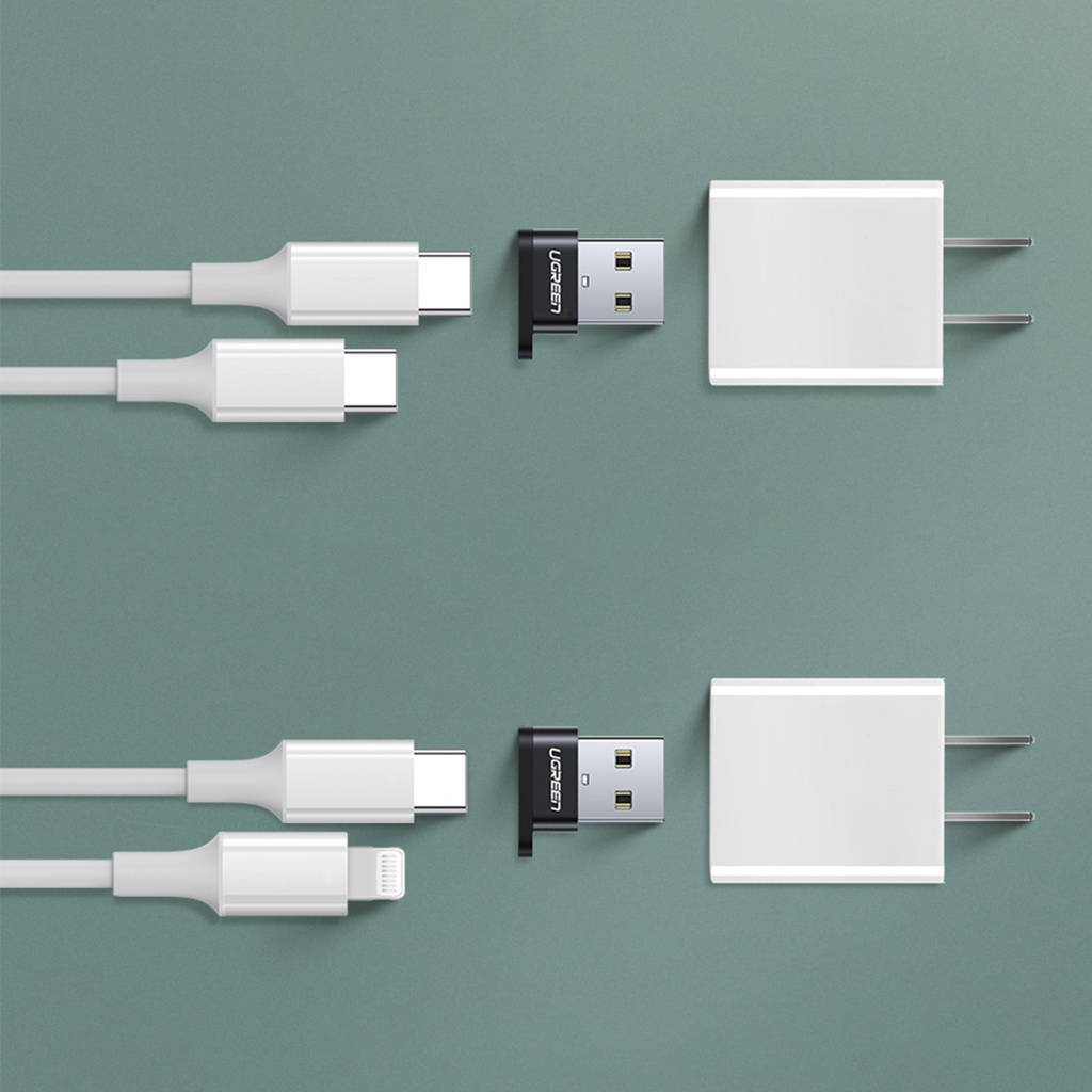 UGREEN USB A Male to USB-C Female Adapter (Black)