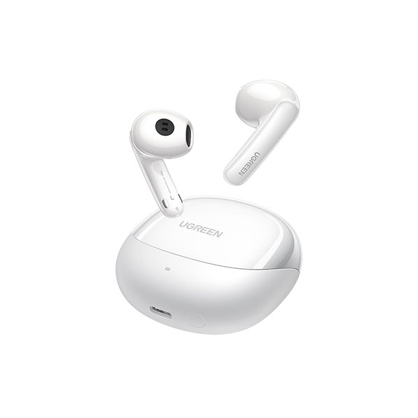 UGREEN HiTune H6 Pro Hybrid Active Noise Cancelling Earbuds - White