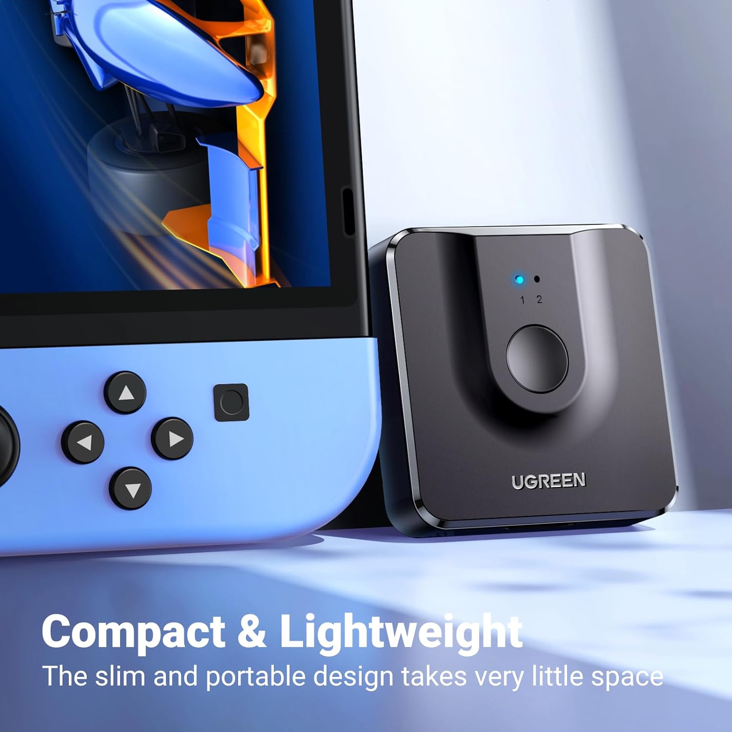 UGREEN 2 In 1 Out HDMI Switcher 4K@60Hz - Black