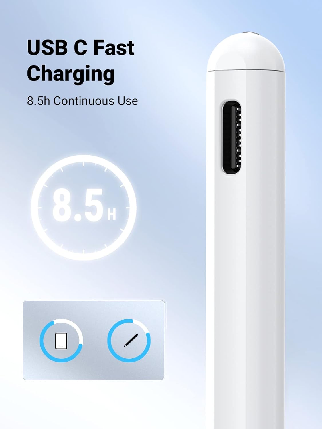 UGREEN Stylus Pen for Apple iPad LP452 - White