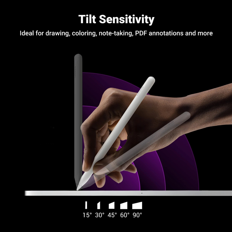 UGREEN Stylus With Wireless Charging For iPad Tablets - White