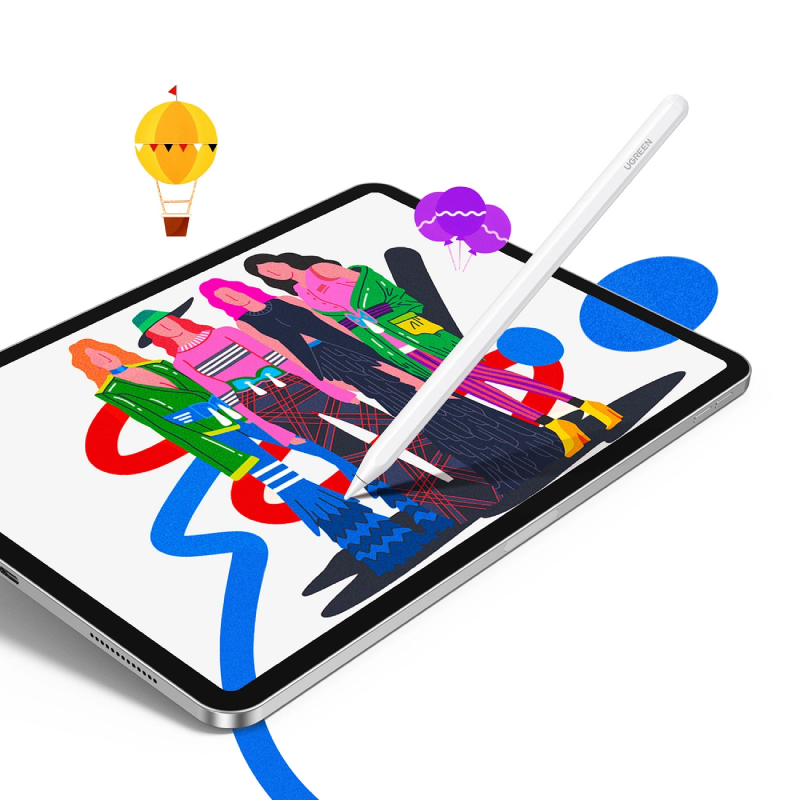 UGREEN Stylus With Wireless Charging For iPad Tablets - White