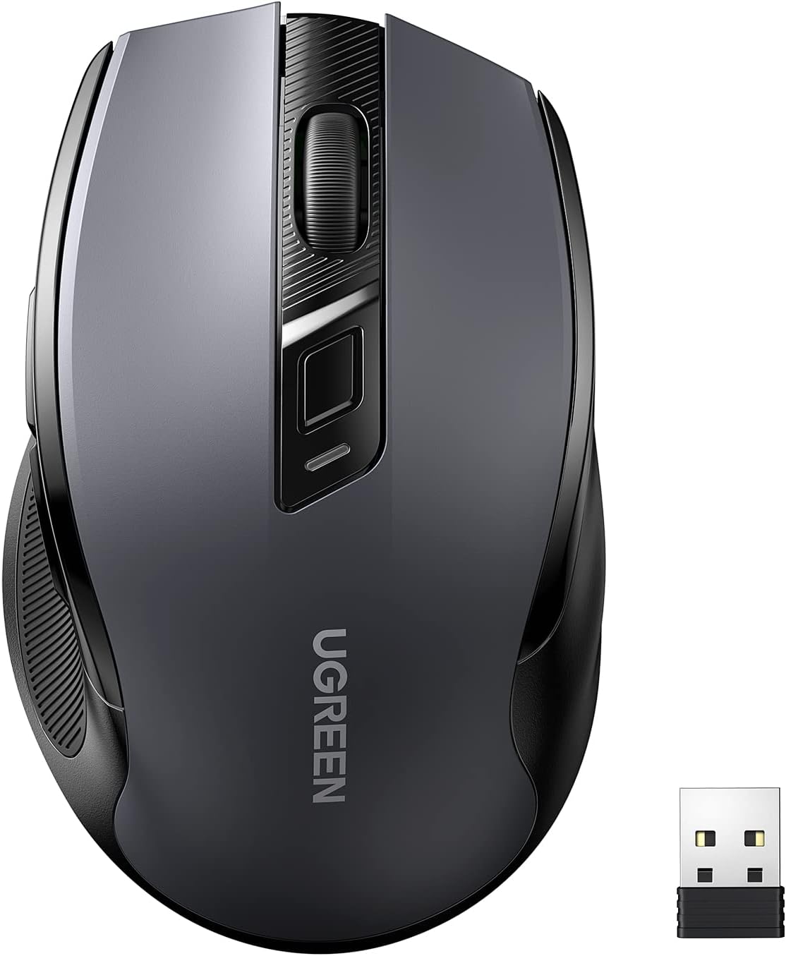 UGREEN Ergonomic Wireless Mouse 2.4G 4000DPI Silence Design