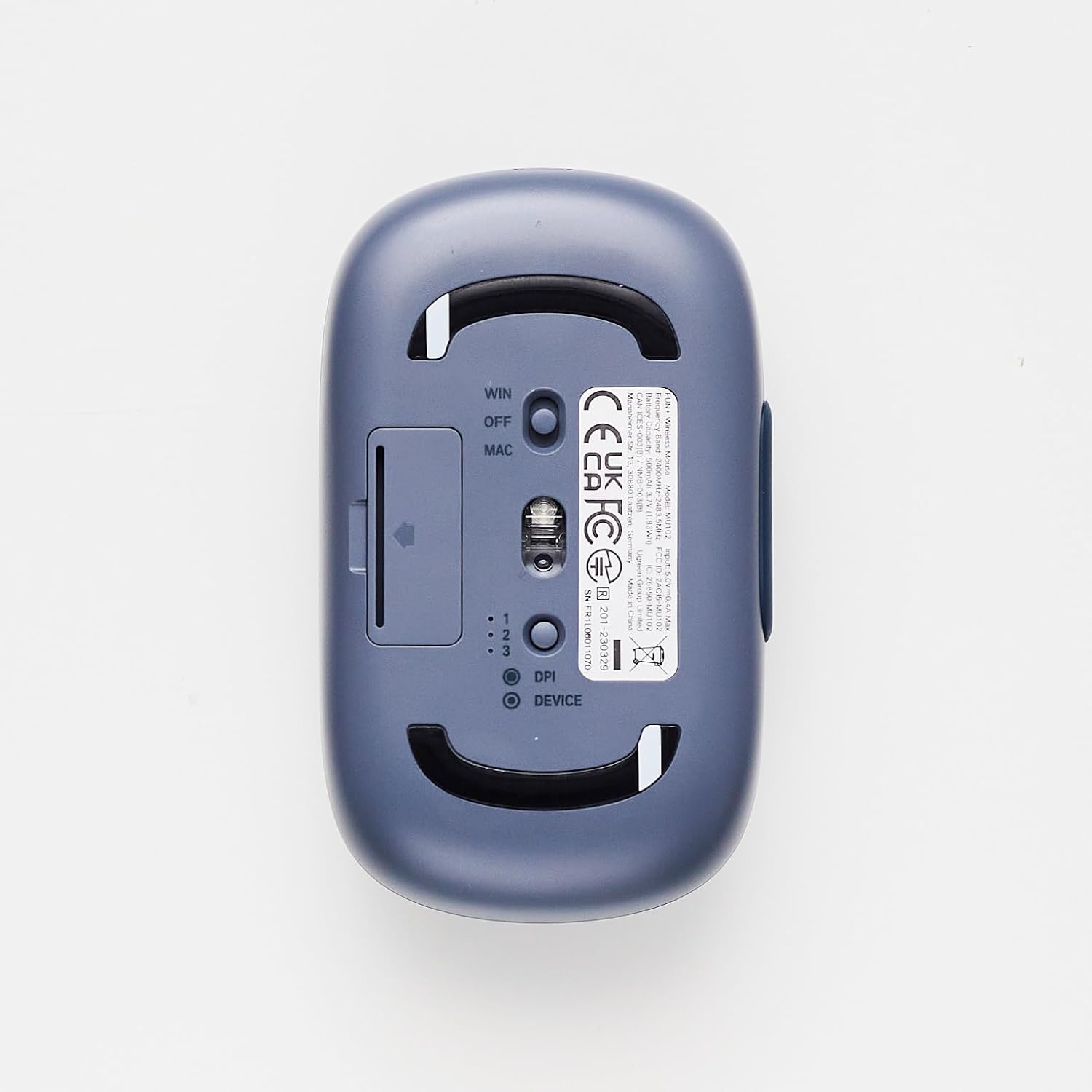 UGREEN FUN+ MU102 2.4G+BT Wireless Mouse - Green
