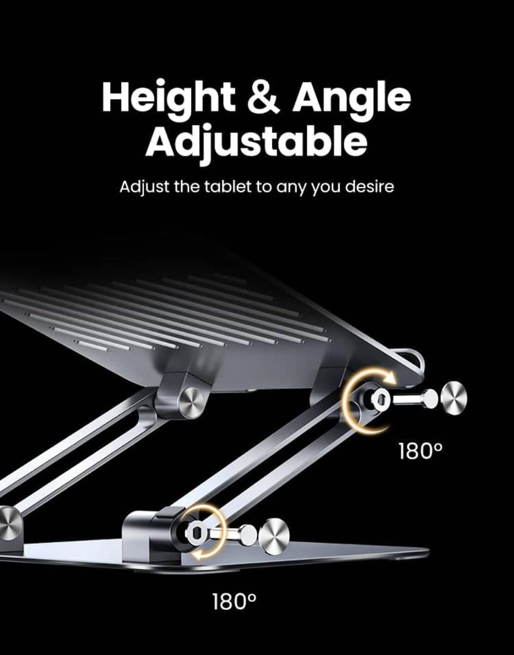 UGREEN LP339 Foldable Aluminum Laptop Stand - Silver