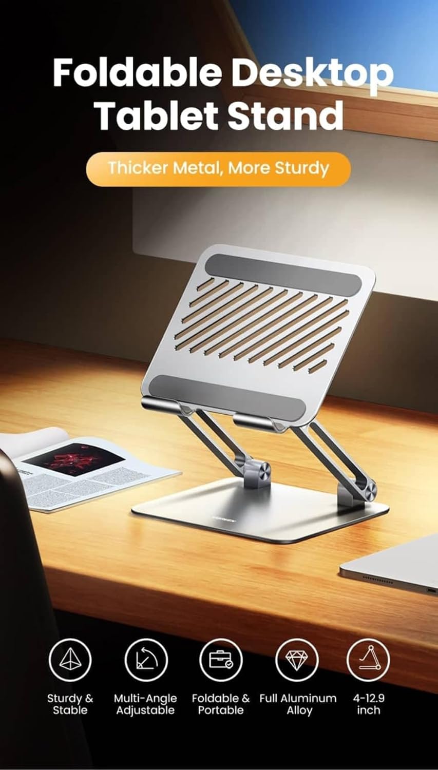 UGREEN LP339 Foldable Aluminum Laptop Stand - Silver