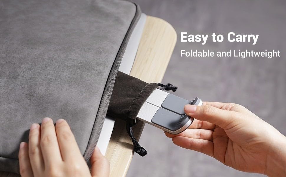 UGREEN Adjustable Folding Laptop Stand - Silver